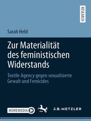 cover image of Zur Materialität des feministischen Widerstands